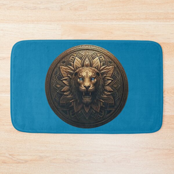Item preview, ANCIENT BRONZE LION SHIELD (#027CAD) designed and sold by Marlon Oseguera.
