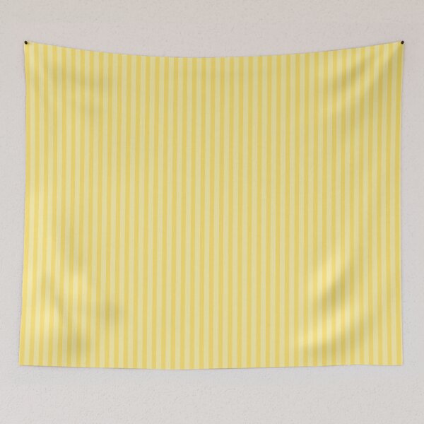 Item preview, Double Yellow Stripes Ultra Fine Stripe Narrow Vertical Pinstripe Pattern designed and sold by kierkegaard.