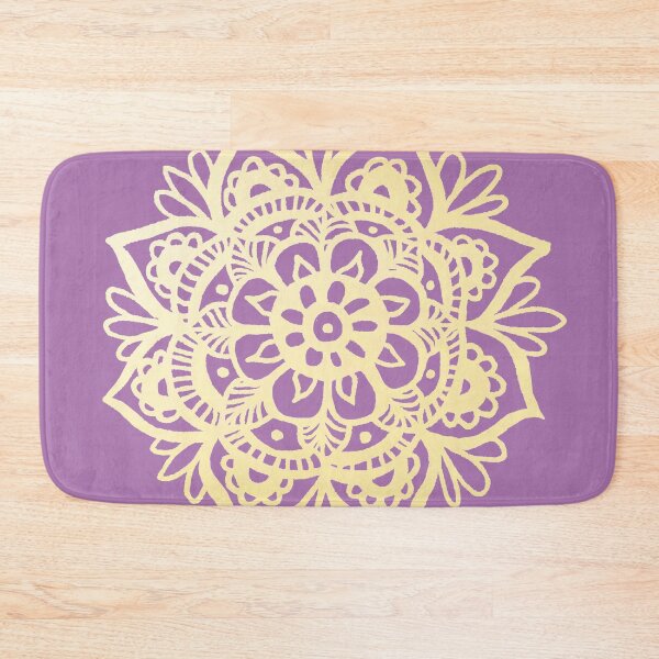 Artikel-Vorschau von Lila und Gold Mandala, designt und verkauft von Julie Erin Designs.