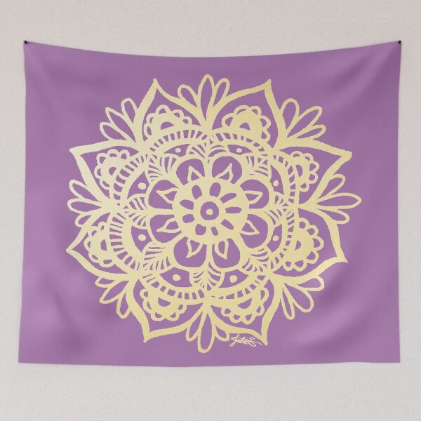 Item preview, Purple and Gold Mandala designed and sold by Julie Erin Designs.