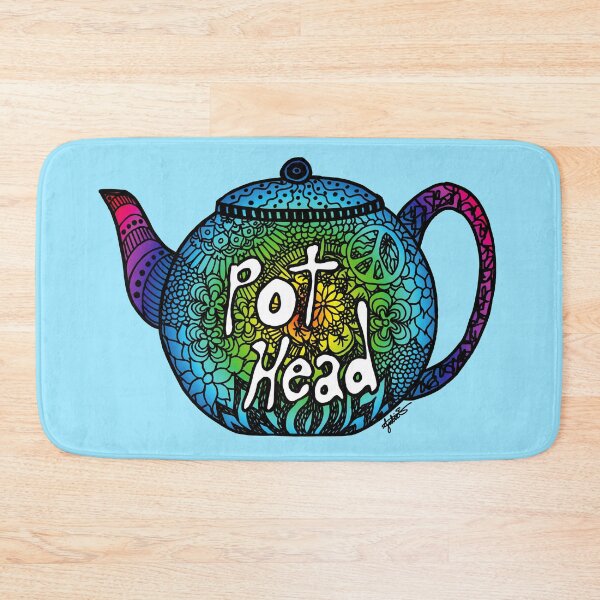 Item preview, Rainbow Tea Pot Head designed and sold by Julie Erin Designs.