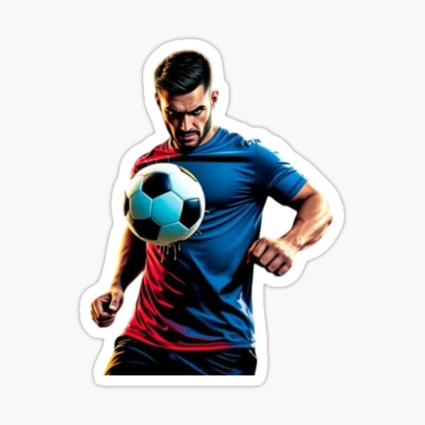 Vista previa del artículo con la obra «futbolista juego fútbol deporte deportes placaje patada fifa deporte de equipo fútbol de asociación», diseñado y vendido por MyHobbyCreation.