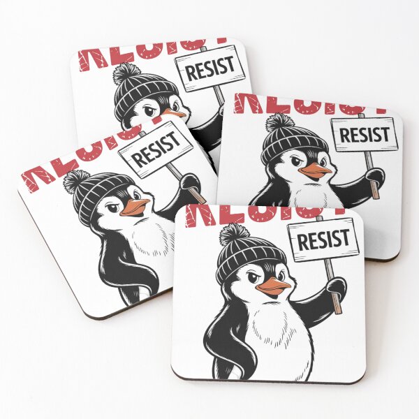 Item preview, Resist: Empowering Penguin Protest Art designed and sold by Snap Sell Studio HQ.