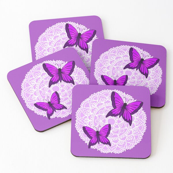 Item preview, Purple Butterfly Mandala designed and sold by Julie Erin Designs.