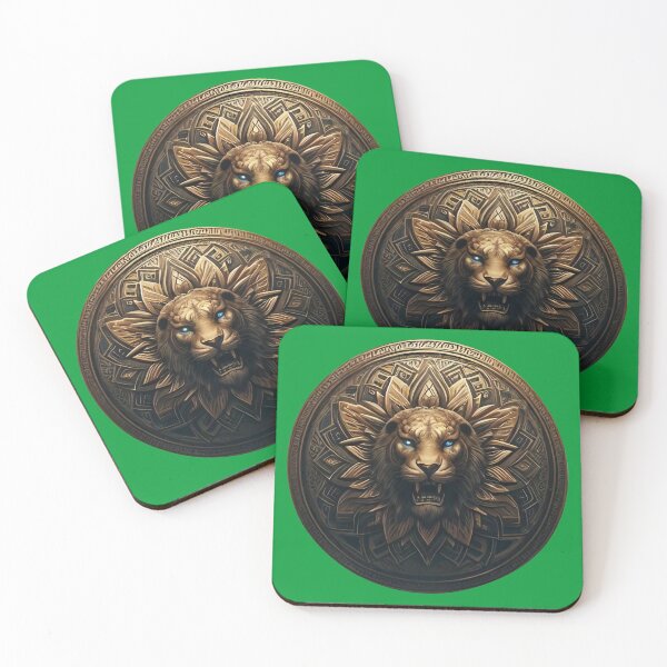 Item preview, ANCIENT BRONZE LION SHIELD (#009933) designed and sold by Marlon Oseguera.