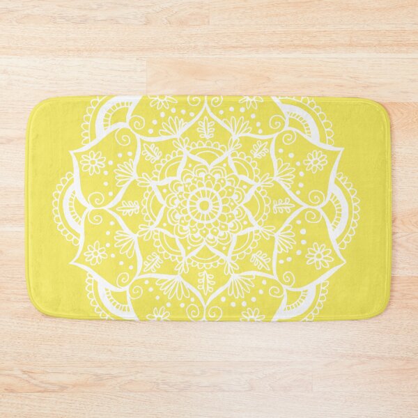 Item preview, Mellow Yellow Flower Mandala designed and sold by Julie Erin Designs.