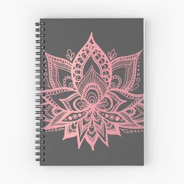 Item preview, Pink and Grey Lotus Flower designed and sold by Julie Erin Designs.