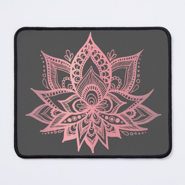 Item preview, Pink and Grey Lotus Flower designed and sold by Julie Erin Designs.