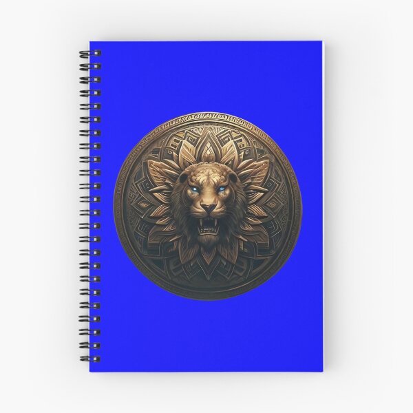 Item preview, ANCIENT BRONZE LION SHIELD (#0000FF) designed and sold by Marlon Oseguera.