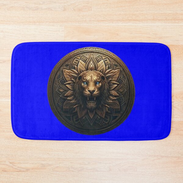 Item preview, ANCIENT BRONZE LION SHIELD (#0000FF) designed and sold by Marlon Oseguera.