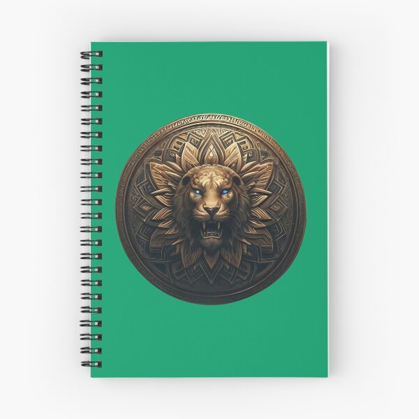 Item preview, ANCIENT BRONZE LION SHIELD (#003399) designed and sold by Marlon Oseguera.