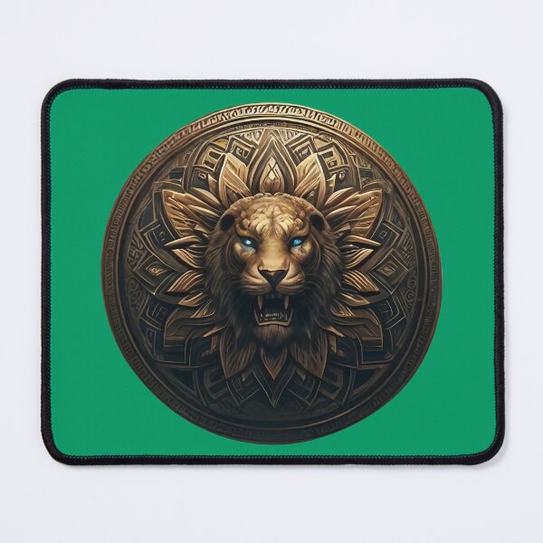Item preview, ANCIENT BRONZE LION SHIELD (#003399) designed and sold by Marlon Oseguera.