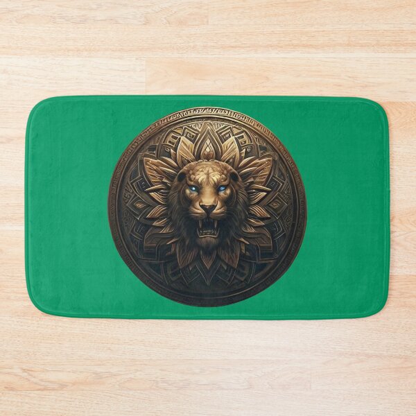 Item preview, ANCIENT BRONZE LION SHIELD (#003399) designed and sold by Marlon Oseguera.