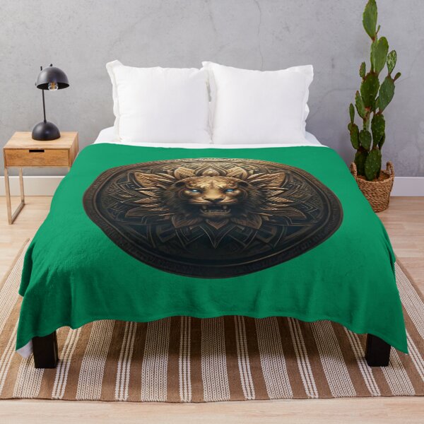 Item preview, ANCIENT BRONZE LION SHIELD (#003399) designed and sold by Marlon Oseguera.