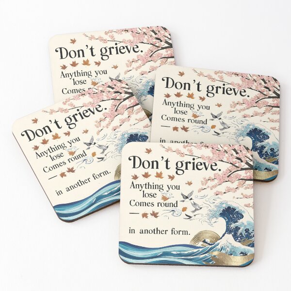 Item preview, Don't grieve. Anything you lose comes round in another form 15 designed and sold by Tom-Johnson.