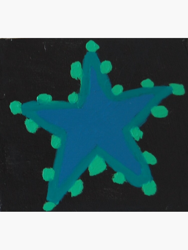 Thumbnail 3 of 3, Sticker, A Cold Coloured Star designed and sold by artistDanJ.