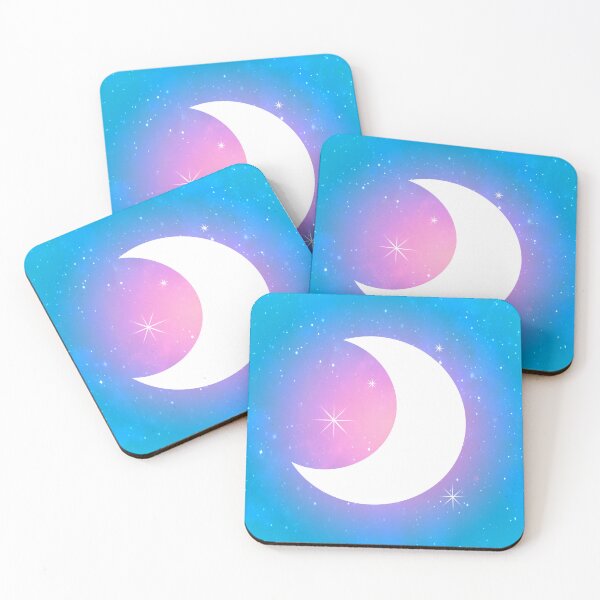 Item preview, Pastel Crescent Moon with Stars designed and sold by Julie Erin Designs.