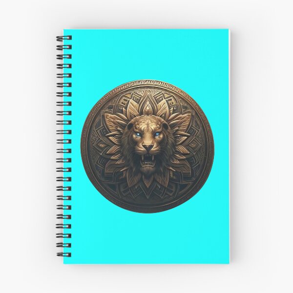 Item preview, ANCIENT BRONZE LION SHIELD (#00FFFF) designed and sold by Marlon Oseguera.