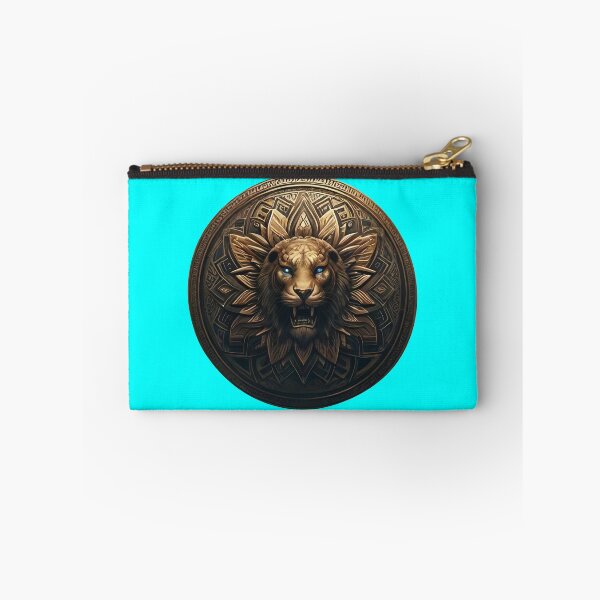 Item preview, ANCIENT BRONZE LION SHIELD (#00FFFF) designed and sold by Marlon Oseguera.