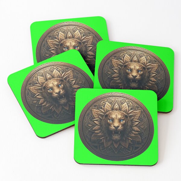 Item preview, ANCIENT BRONZE LION SHIELD (#00FF00) designed and sold by Marlon Oseguera.