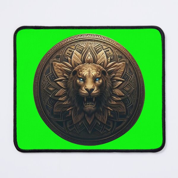 Item preview, ANCIENT BRONZE LION SHIELD (#00FF00) designed and sold by Marlon Oseguera.