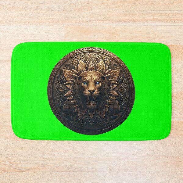 Item preview, ANCIENT BRONZE LION SHIELD (#00FF00) designed and sold by Marlon Oseguera.