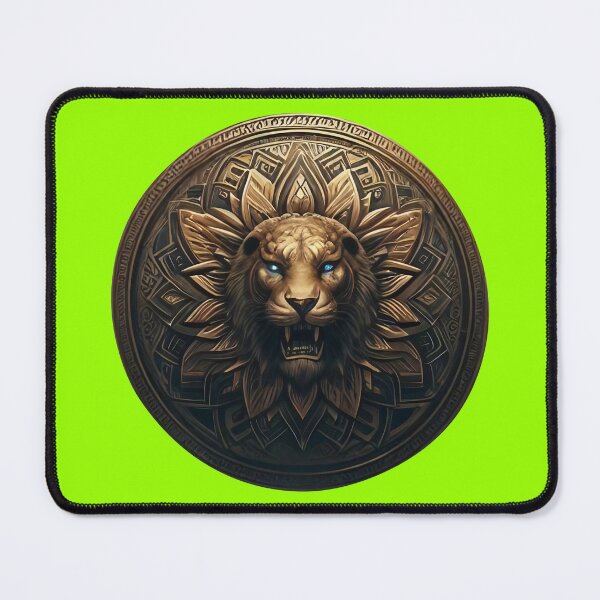 Item preview, ANCIENT BRONZE LION SHIELD (#99FF00) designed and sold by Marlon Oseguera.