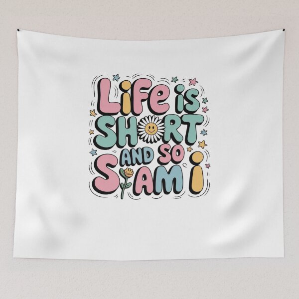 Item preview, Life Is Short And So Am I designed and sold by Mateusz Majcherek.
