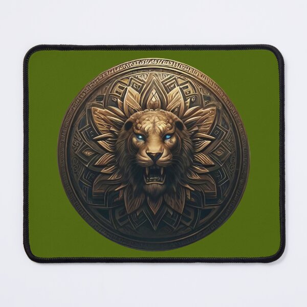 Item preview, ANCIENT BRONZE LION SHIELD (#496100) designed and sold by Marlon Oseguera.