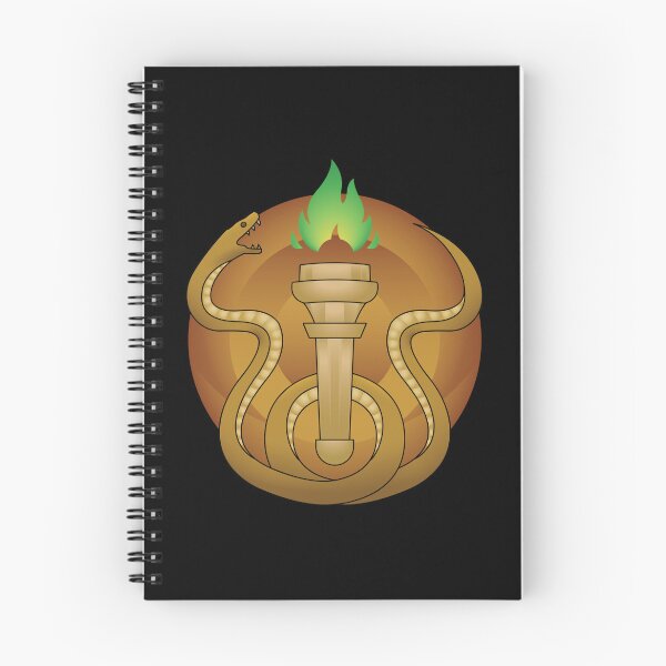 Item preview, Snake and Torch Emblem - Transparent Background designed and sold by HighwaterArt.