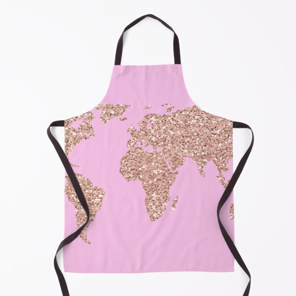 Item preview, Pink World Map designed and sold by Julie Erin Designs.