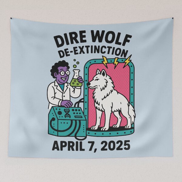 Item preview, Dire Wolf De-extinction April 7, 2025 designed and sold by zzz888.