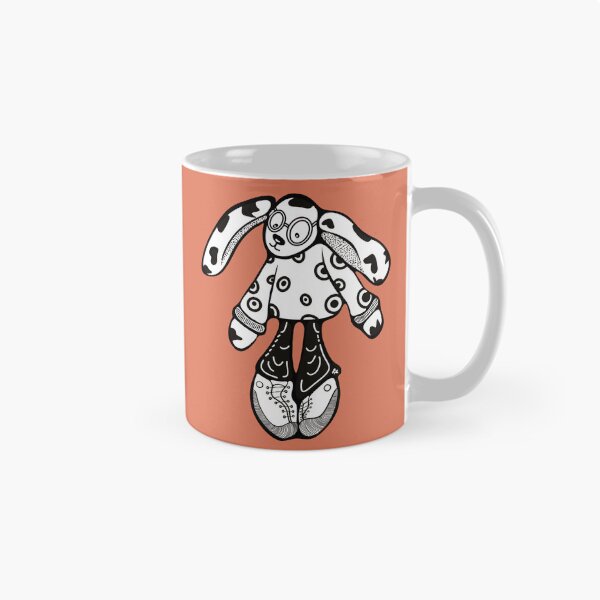 Item preview, Cute bunny with glasses and sneakers. Line drawing.  designed and sold by LayerCakeDigDes.