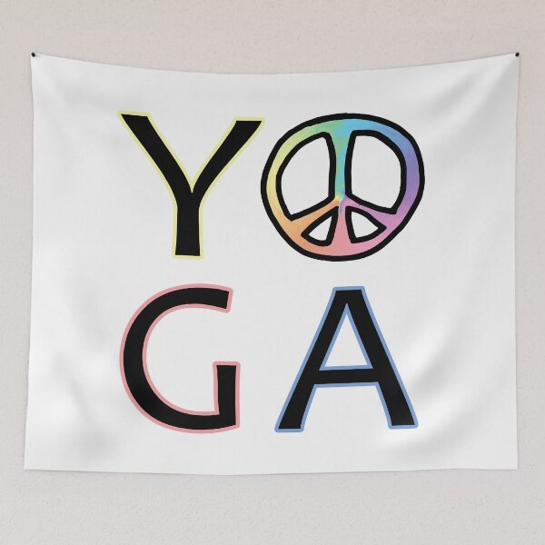 Item preview, Yoga Peace Sign Love designed and sold by Julie Erin Designs.