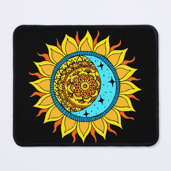 Item preview, Sun and Moon Mandala designed and sold by Julie Erin Designs.