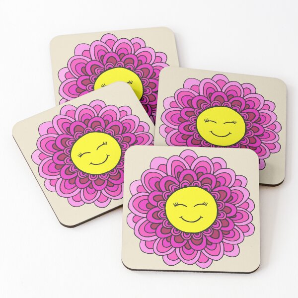 Item preview, Happy Smile Flower Mandala designed and sold by Julie Erin Designs.
