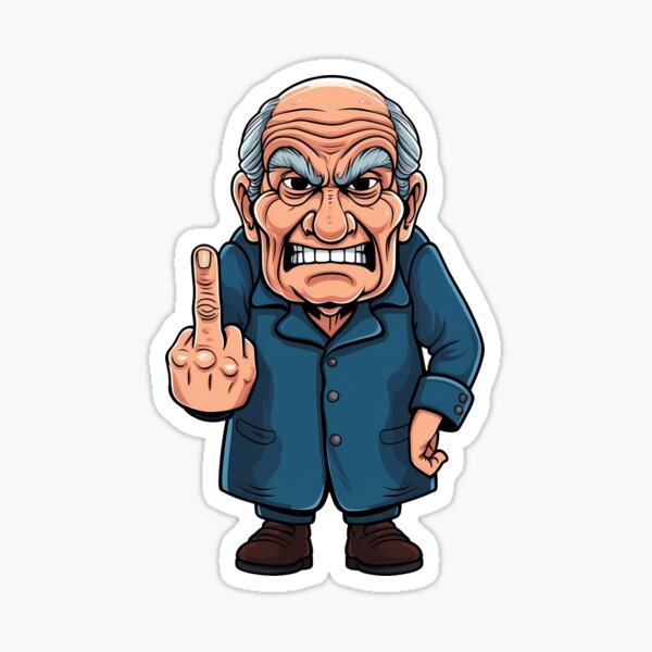Artikel-Vorschau von grandpa middle finger, designt und verkauft von HolaJosephina.