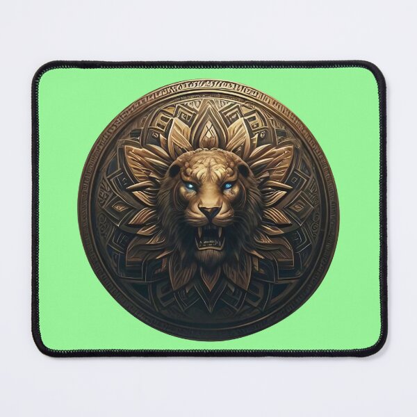 Item preview, ANCIENT BRONZE LION SHIELD (#99FF99) designed and sold by Marlon Oseguera.