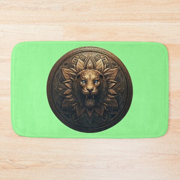 Item preview, ANCIENT BRONZE LION SHIELD (#99FF99) designed and sold by Marlon Oseguera.