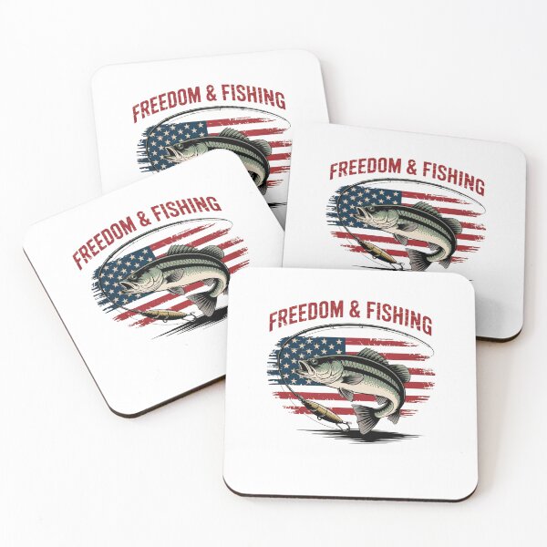 Item preview, American Flag Fishing Design  designed and sold by Mateusz Majcherek.