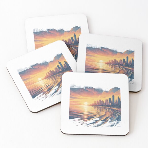 Item preview,  Intramuros Manila Sunset – 3-Tone Artistic Sketch of the Walled City,   designed and sold by PaintMeWorld.