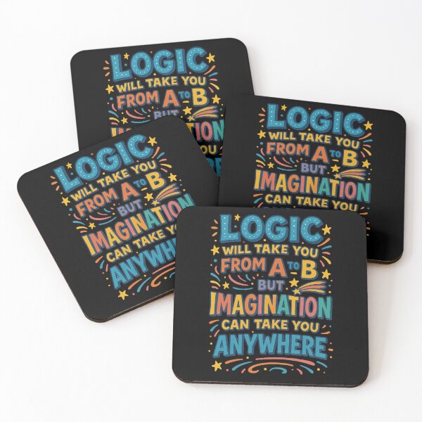 Item preview, Copy of Logic will take you from A to B, but imagination can take you anywhere.  designed and sold by MAF_Merch.