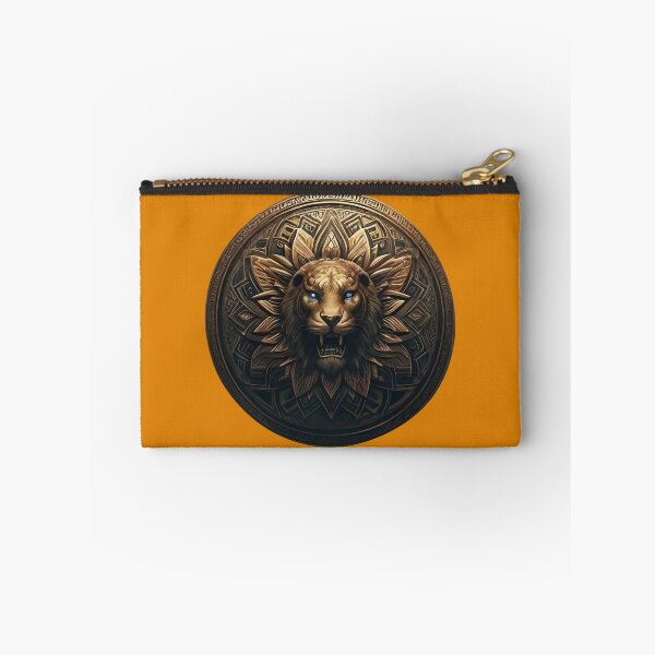 Item preview, ANCIENT BRONZE LION SHIELD (#DE7D08) designed and sold by Marlon Oseguera.