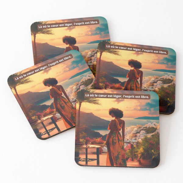 Item preview, African proverb: Where the heart is light, the spirit is free. designed and sold by AFRICA M.
