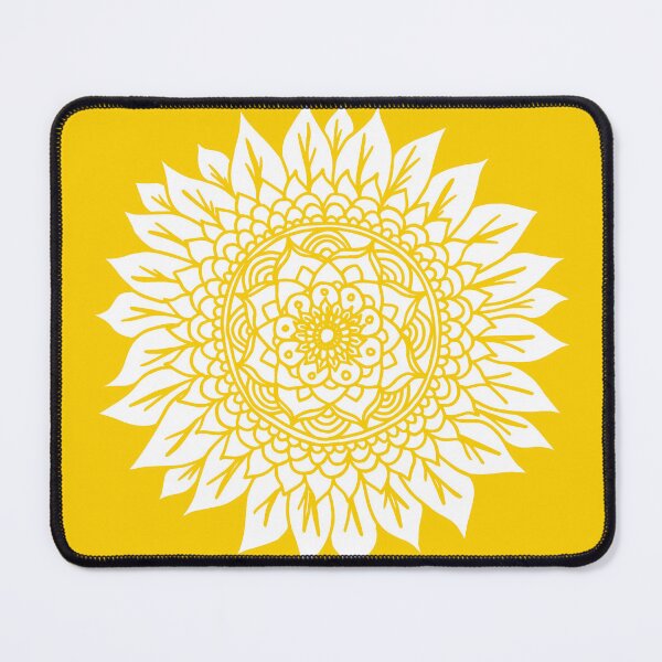 Item preview, Yellow Sunflower Mandala designed and sold by Julie Erin Designs.