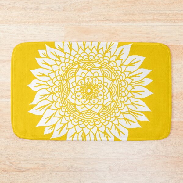 Item preview, Yellow Sunflower Mandala designed and sold by Julie Erin Designs.