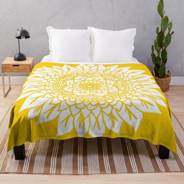 Item preview, Yellow Sunflower Mandala designed and sold by Julie Erin Designs.