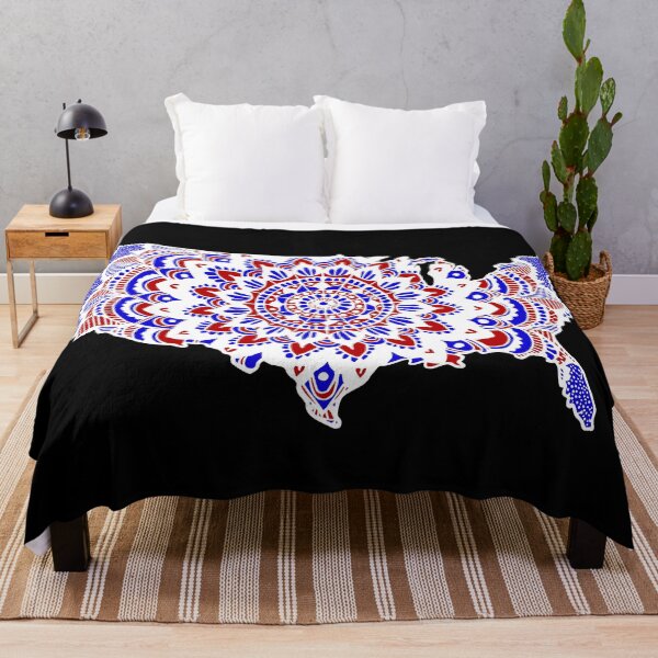 Item preview, Mandala Map of the U.S.A. designed and sold by Julie Erin Designs.