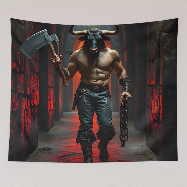 Item preview, Minotaur  designed and sold by Pixel Dust Prints.