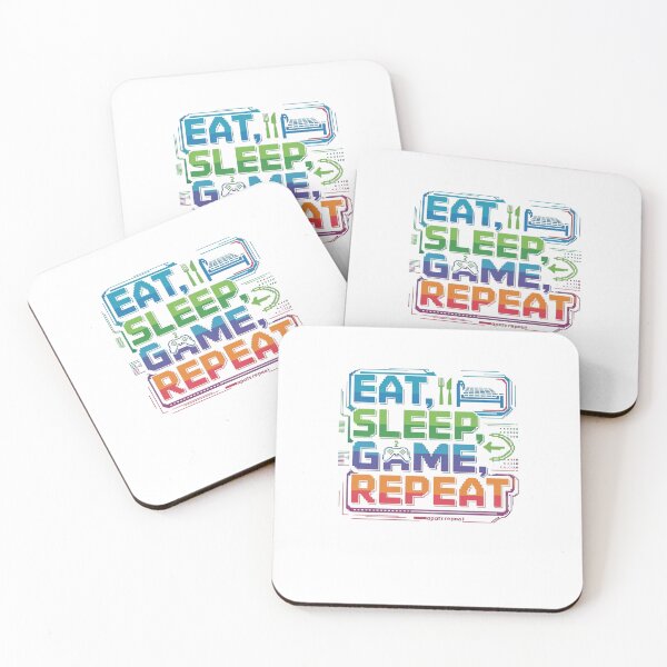 Item preview, Eat, Sleep, Game, Repeat designed and sold by Mateusz Majcherek.